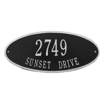 Madison Oval Standard Wall Address Plaque