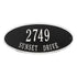 Madison Oval Standard Wall Address Plaque
