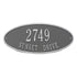 Madison Oval Standard Wall Address Plaque