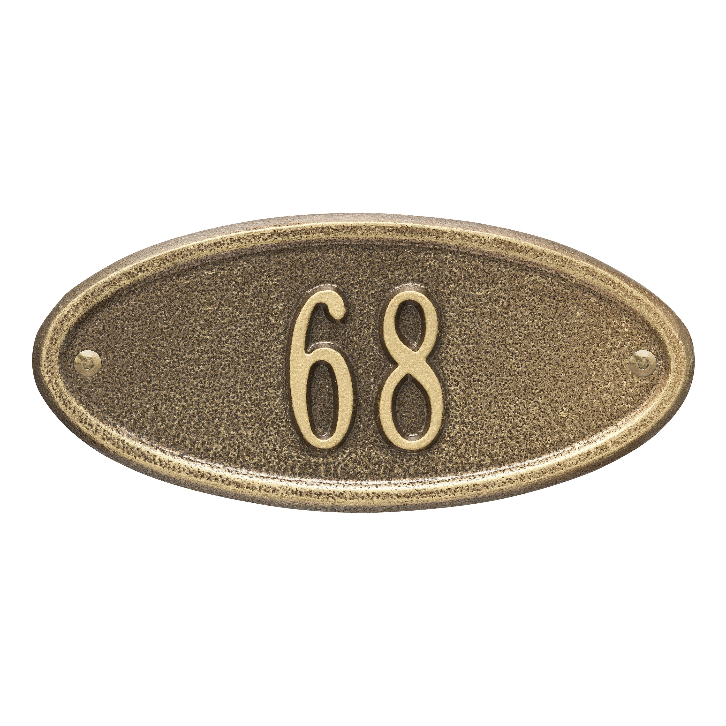Madison Oval Petite Wall Address Plaque