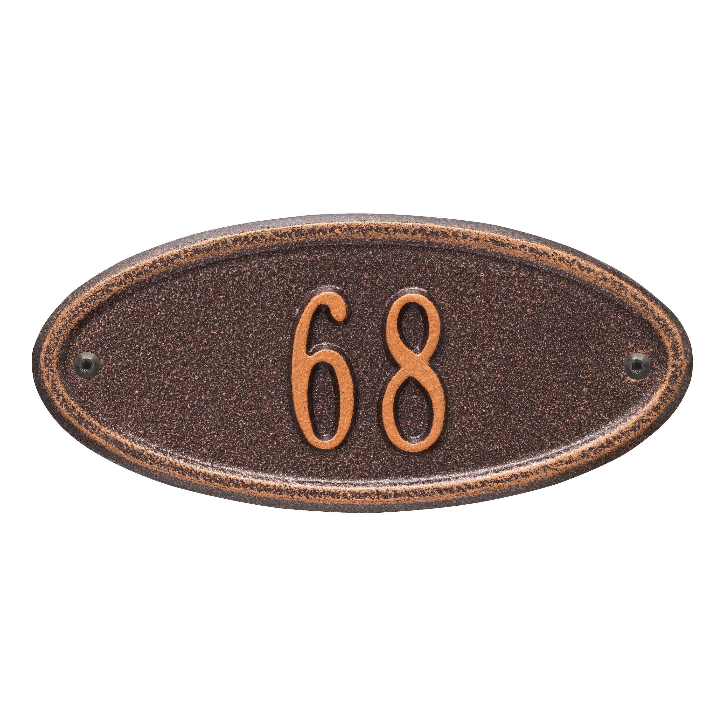 Madison Oval Petite Wall Address Plaque