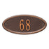 Madison Oval Petite Wall Address Plaque