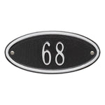 Madison Oval Petite Wall Address Plaque