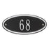 Madison Oval Petite Wall Address Plaque