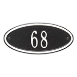 Madison Oval Petite Wall Address Plaque