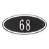 Madison Oval Petite Wall Address Plaque