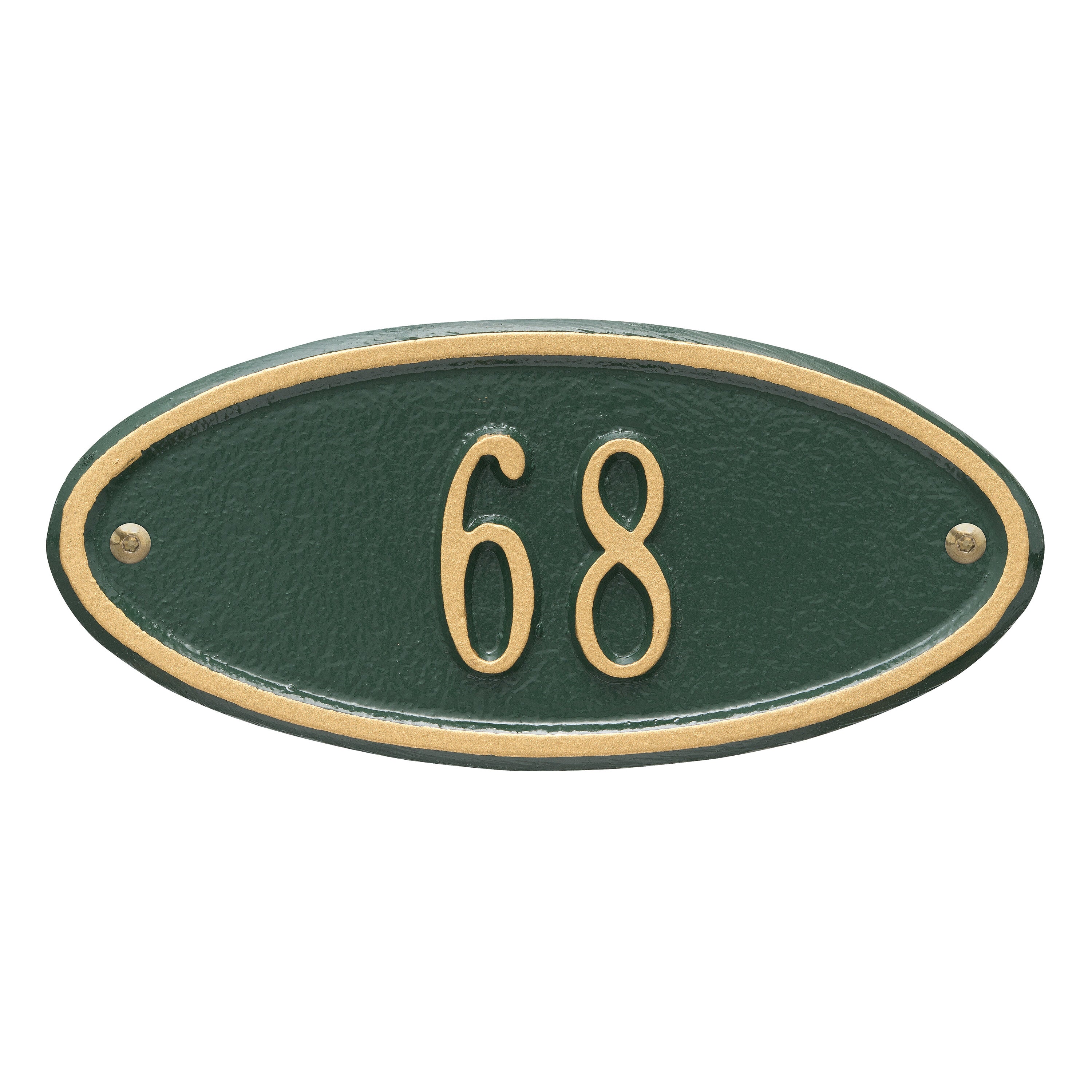 Madison Oval Petite Wall Address Plaque