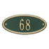 Madison Oval Petite Wall Address Plaque