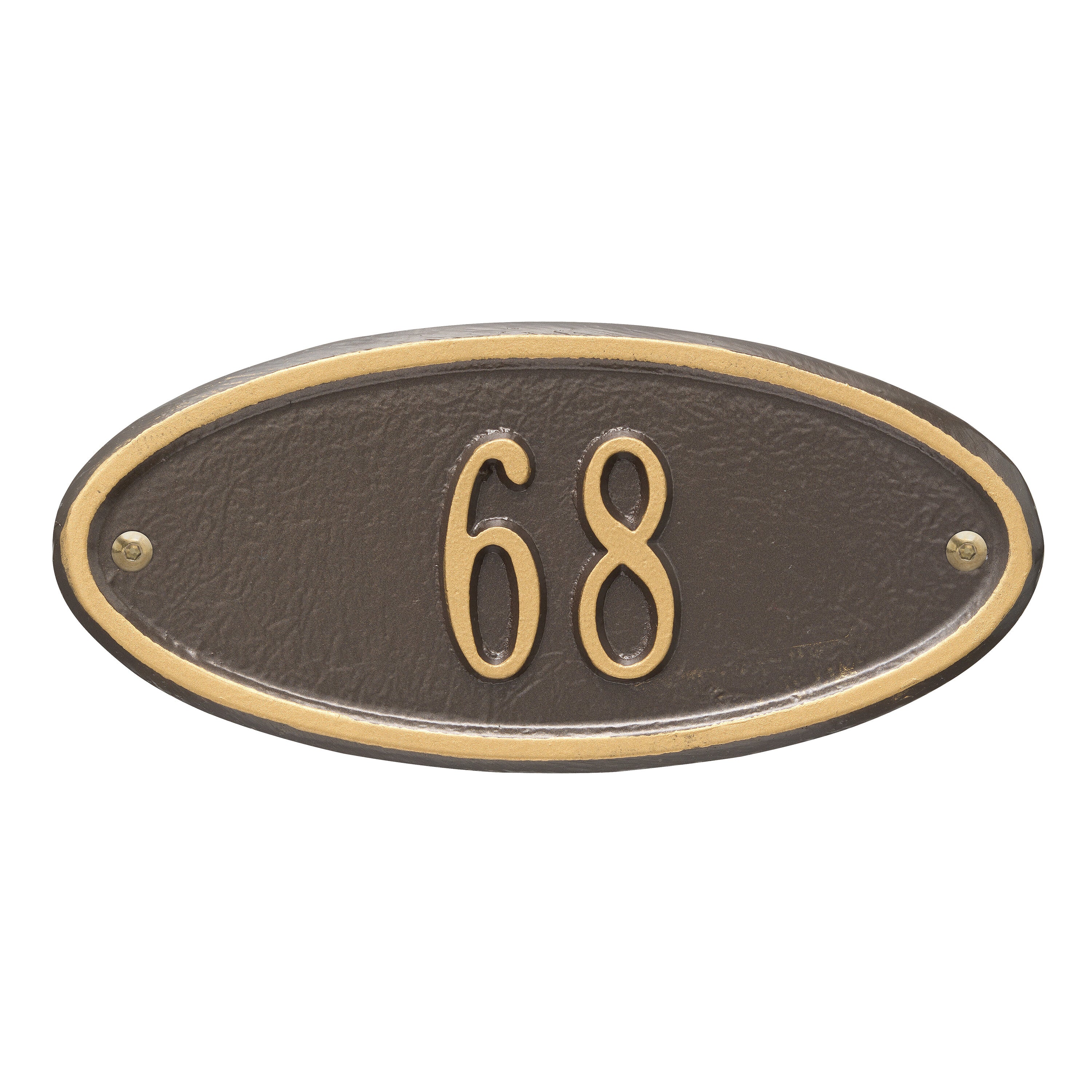 Madison Oval Petite Wall Address Plaque