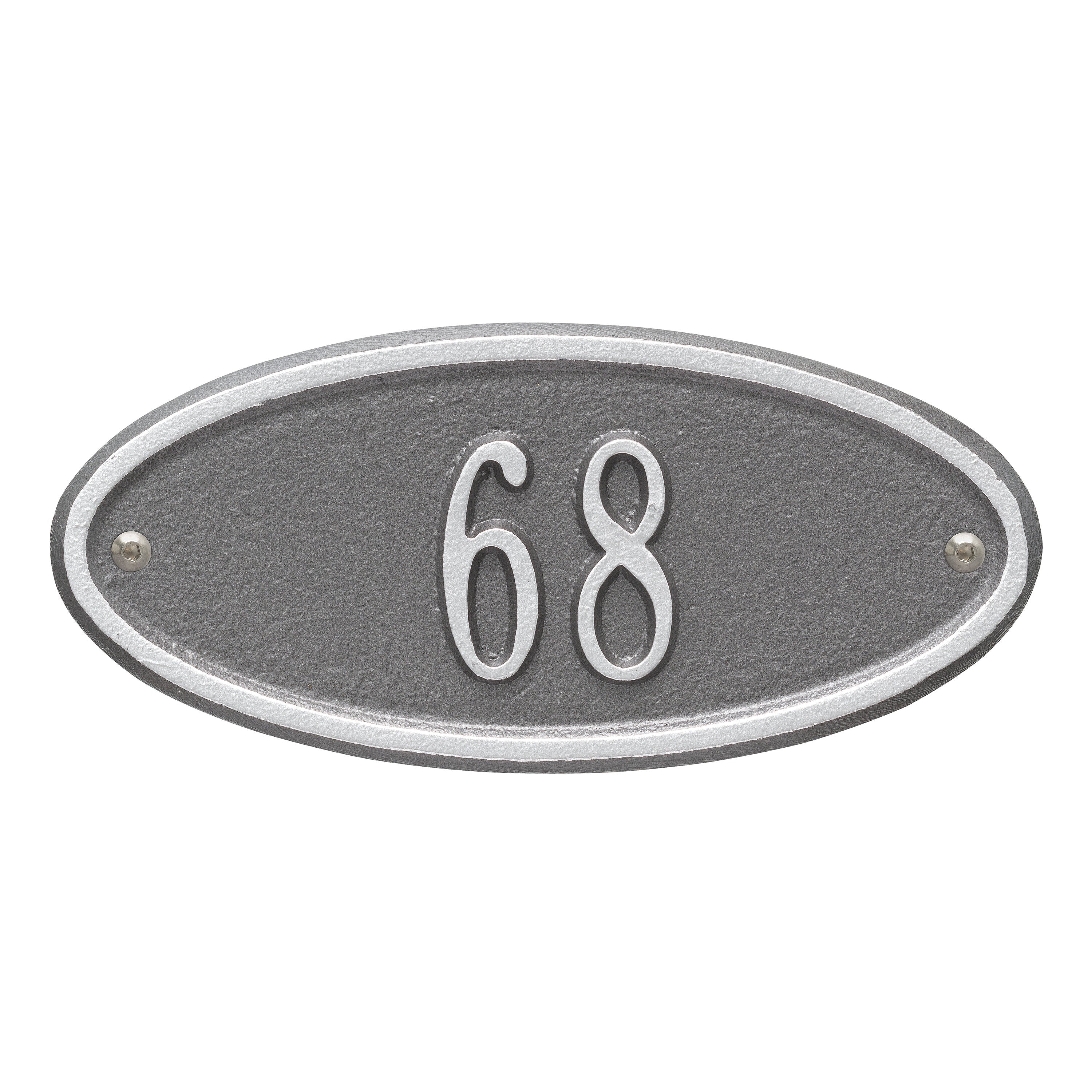 Madison Oval Petite Wall Address Plaque