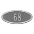 Madison Oval Petite Wall Address Plaque