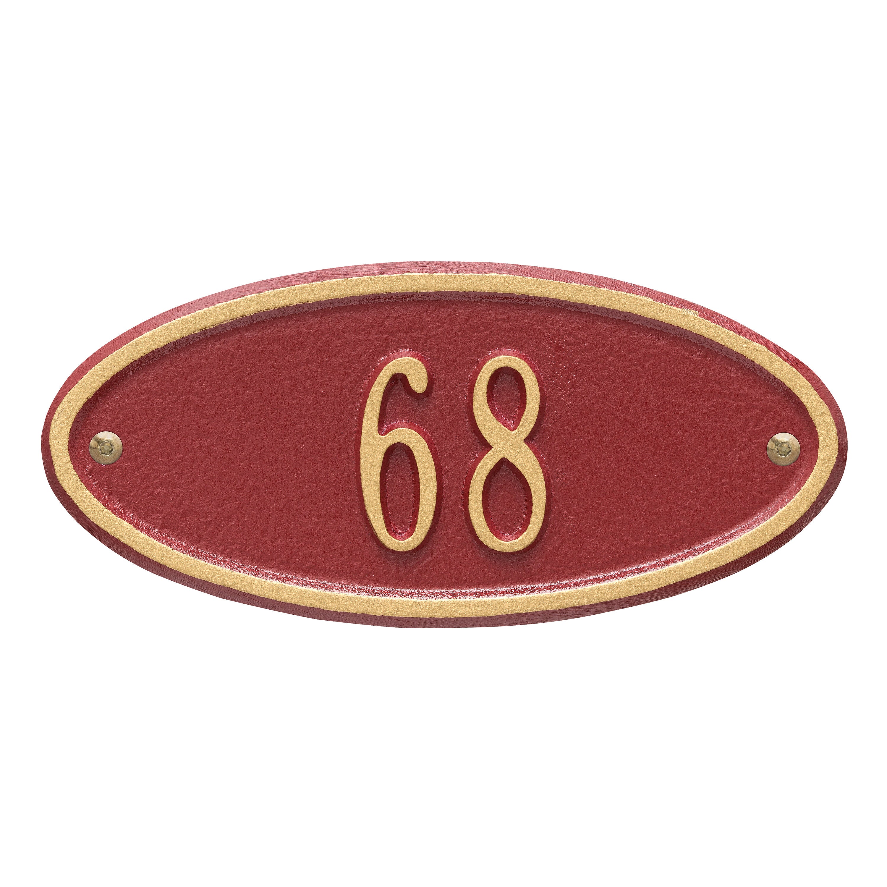 Madison Oval Petite Wall Address Plaque