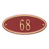 Madison Oval Petite Wall Address Plaque