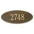 Madison Oval Estate Wall Address Plaque