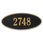 Madison Oval Estate Wall Address Plaque