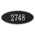 Madison Oval Estate Wall Address Plaque