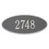 Madison Oval Estate Wall Address Plaque