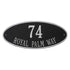Madison Oval Estate Wall Address Plaque