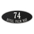 Madison Oval Estate Wall Address Plaque