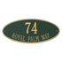 Madison Oval Estate Wall Address Plaque