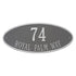 Madison Oval Estate Wall Address Plaque