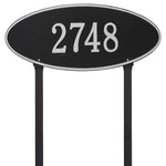 Madison Oval Estate Lawn Address Plaque