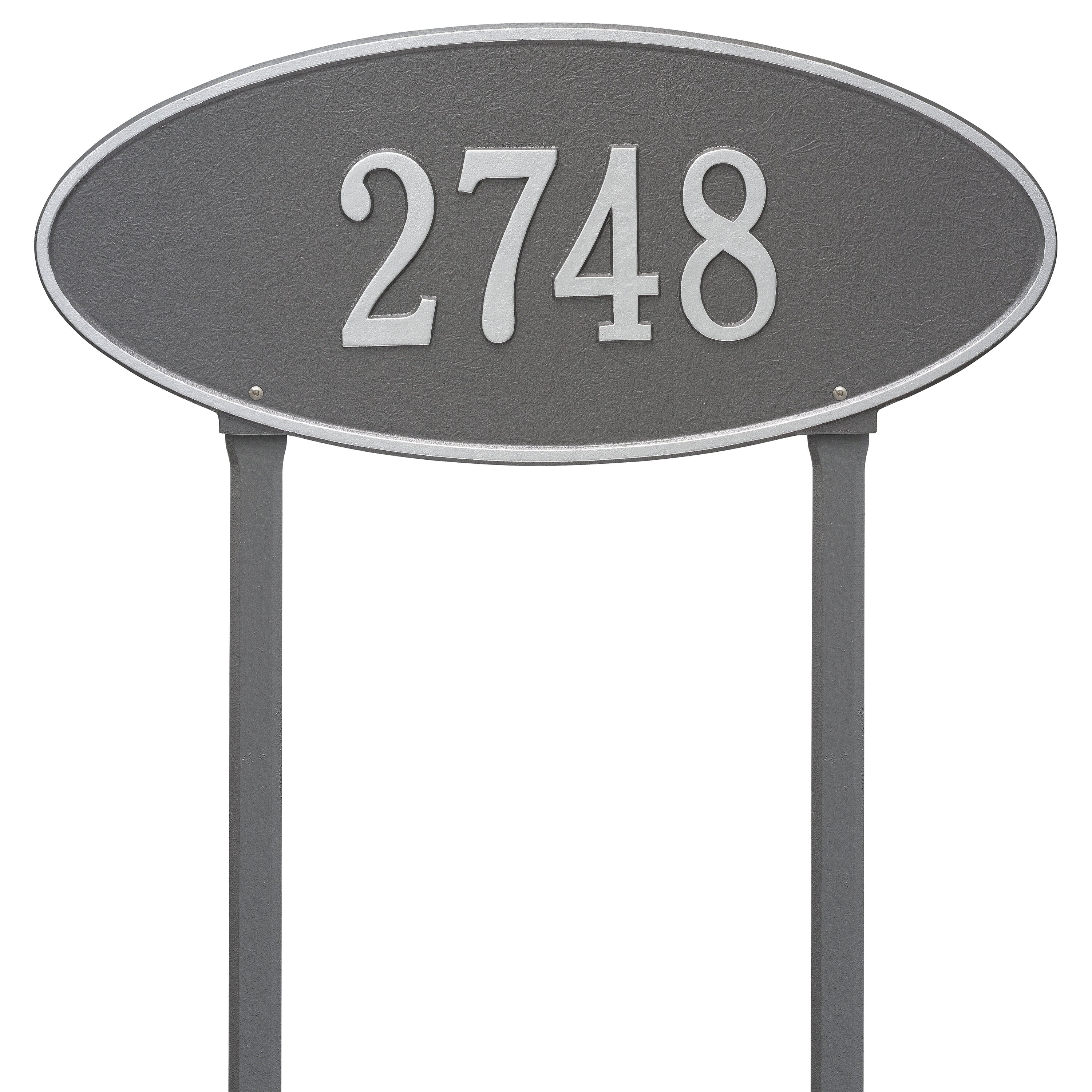 Madison Oval Estate Lawn Address Plaque