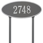 Madison Oval Estate Lawn Address Plaque
