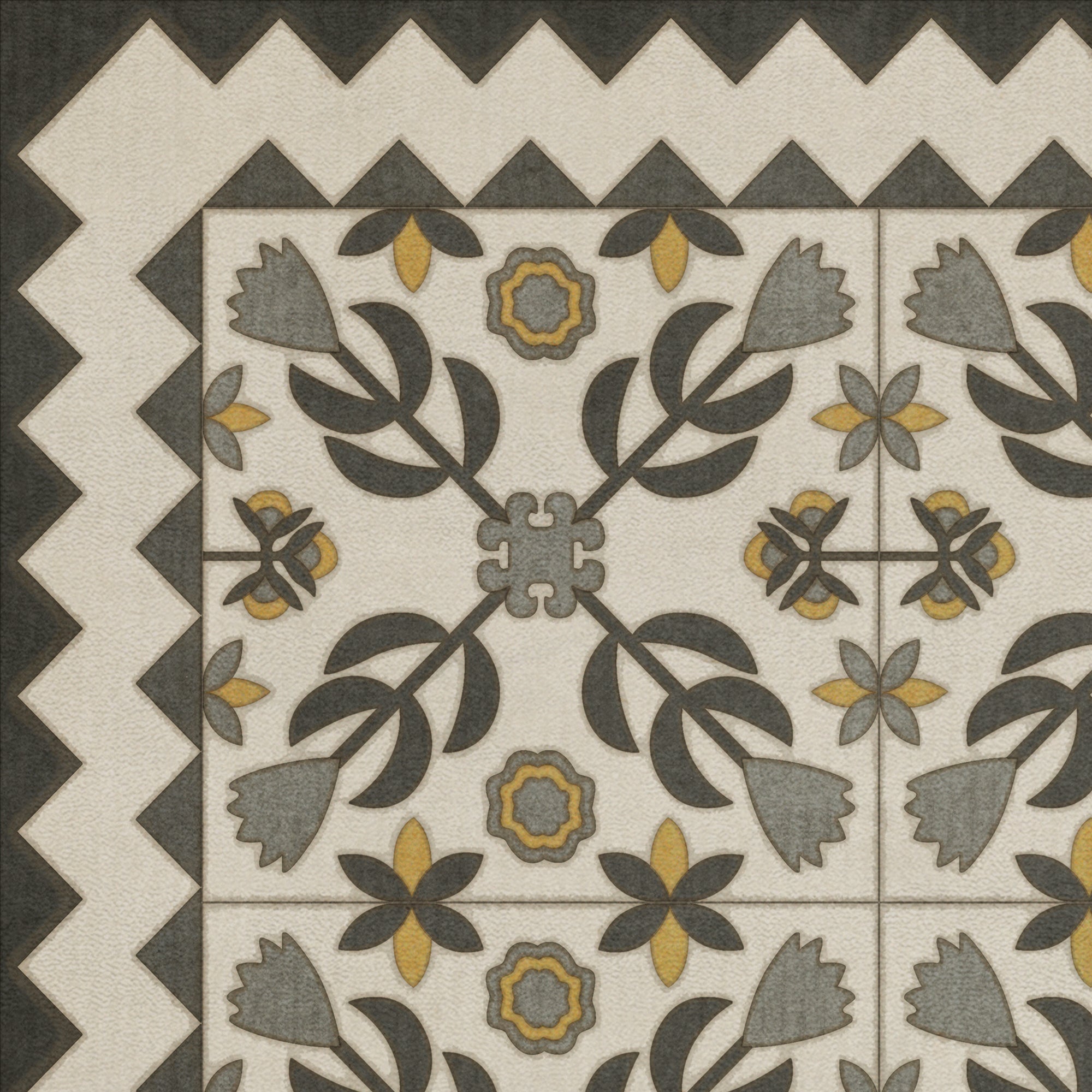 Folk Art Museum - Floral Quilt - A Field Of Cotton