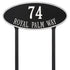 Madison Oval Estate Lawn Address Plaque