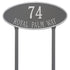 Madison Oval Estate Lawn Address Plaque