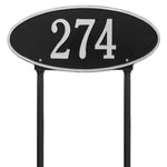 Madison Oval Standard Lawn Address Plaque