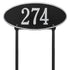 Madison Oval Standard Lawn Address Plaque