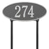 Madison Oval Standard Lawn Address Plaque
