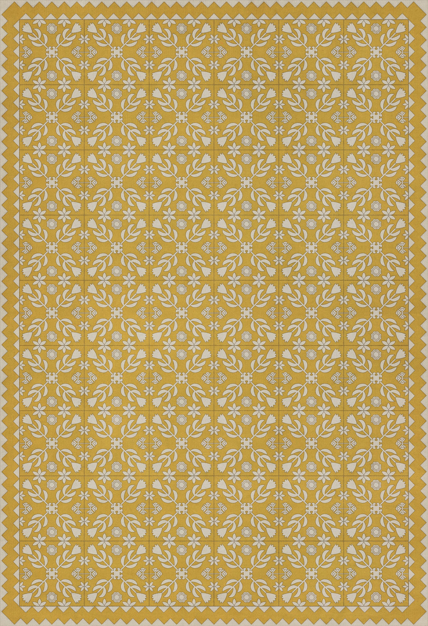 Folk Art Museum - Floral Quilt - Autumn Moonlight
