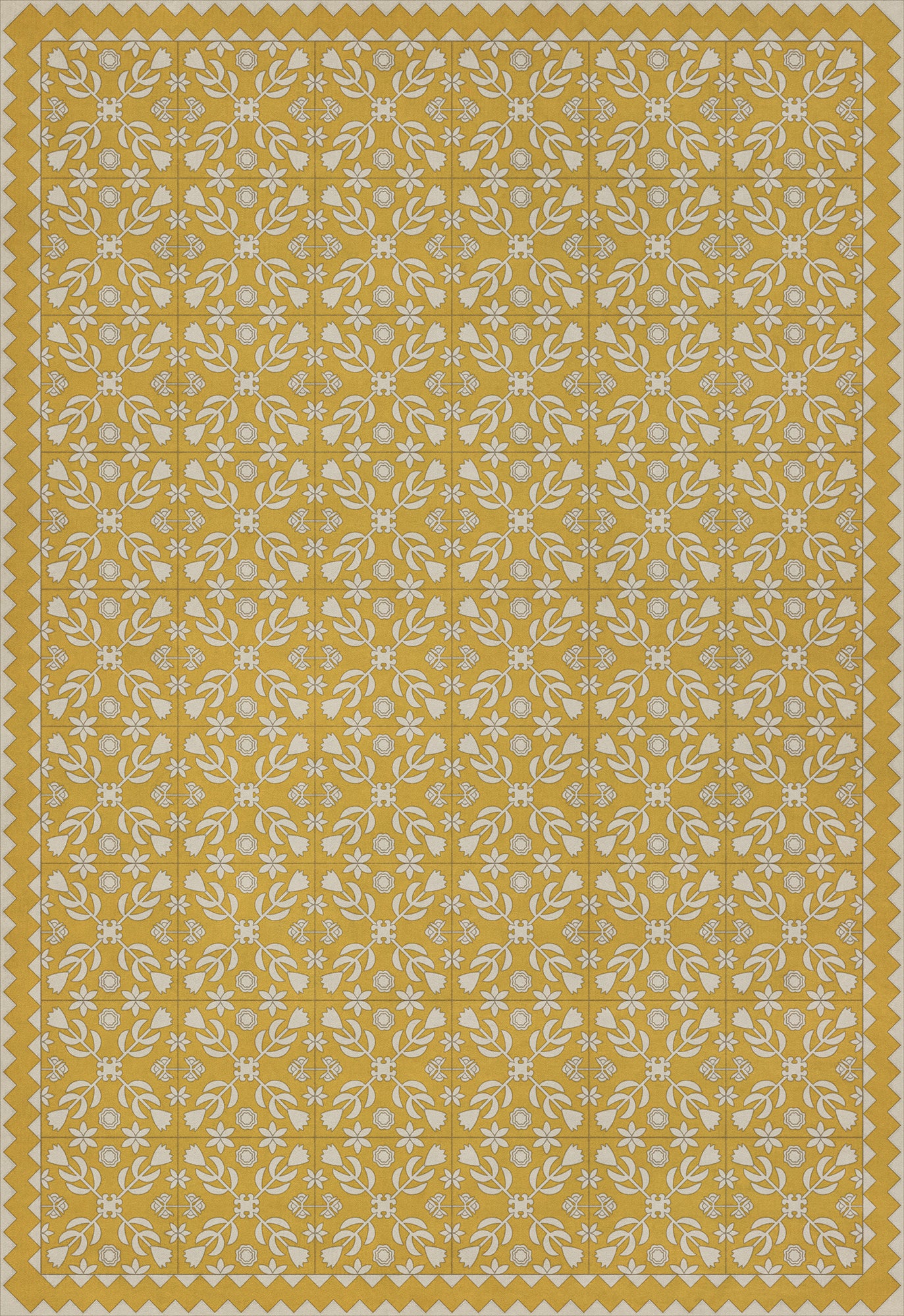 Folk Art Museum - Floral Quilt - Autumn Moonlight