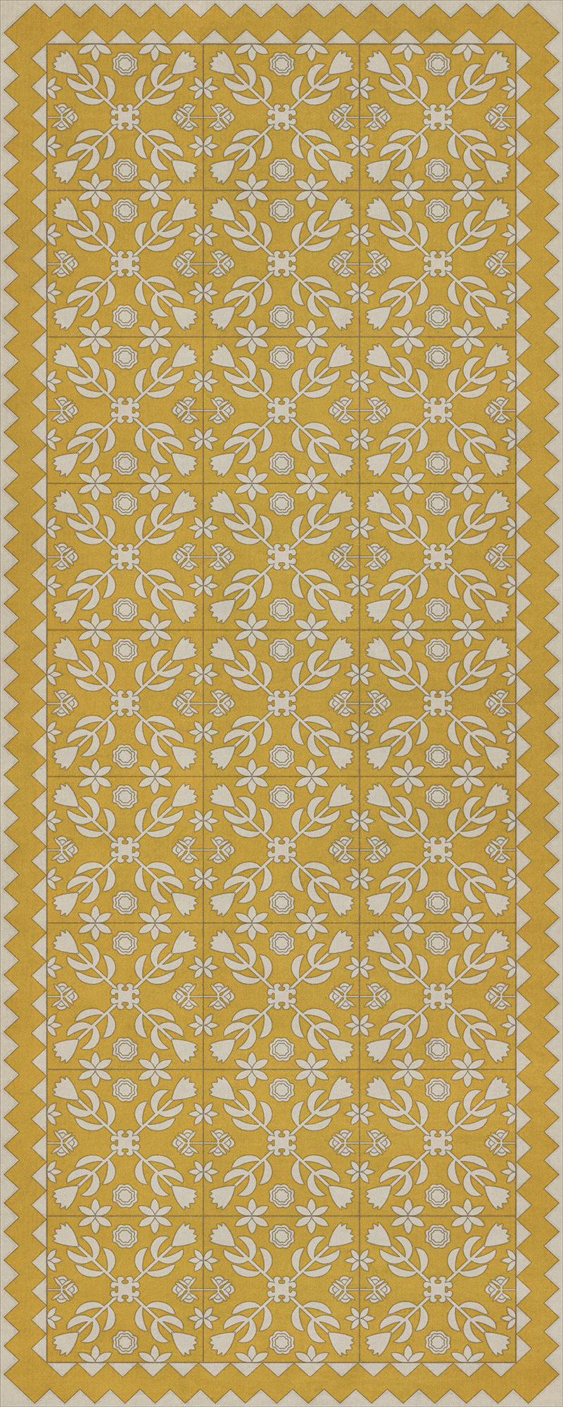 Folk Art Museum - Floral Quilt - Autumn Moonlight
