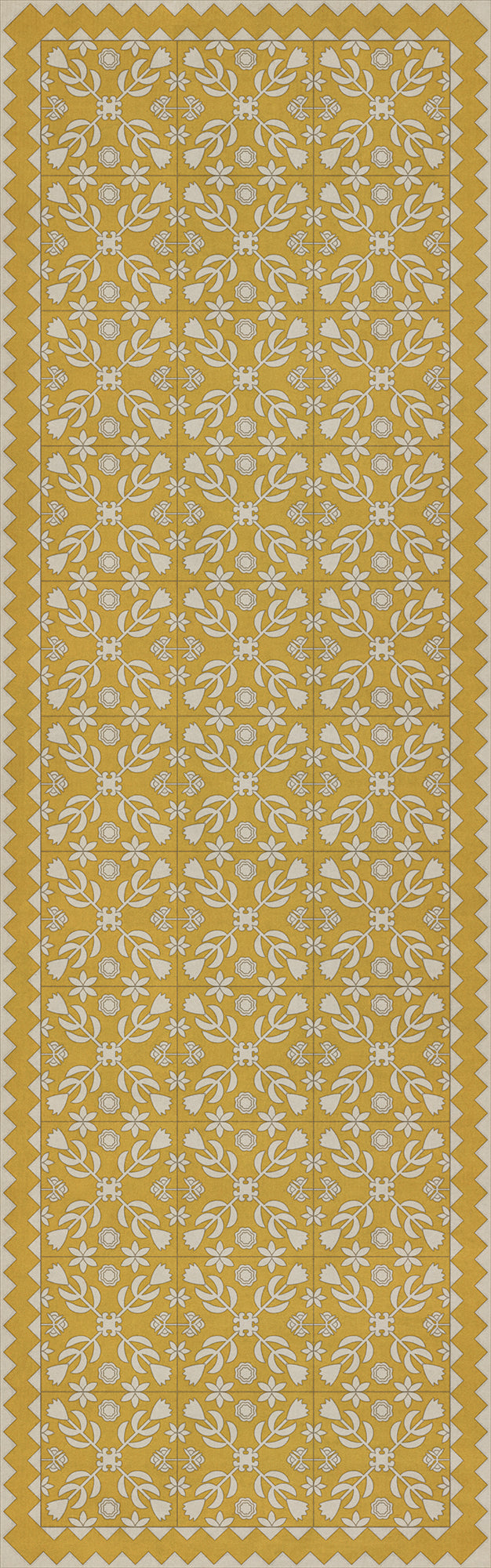 Folk Art Museum - Floral Quilt - Autumn Moonlight
