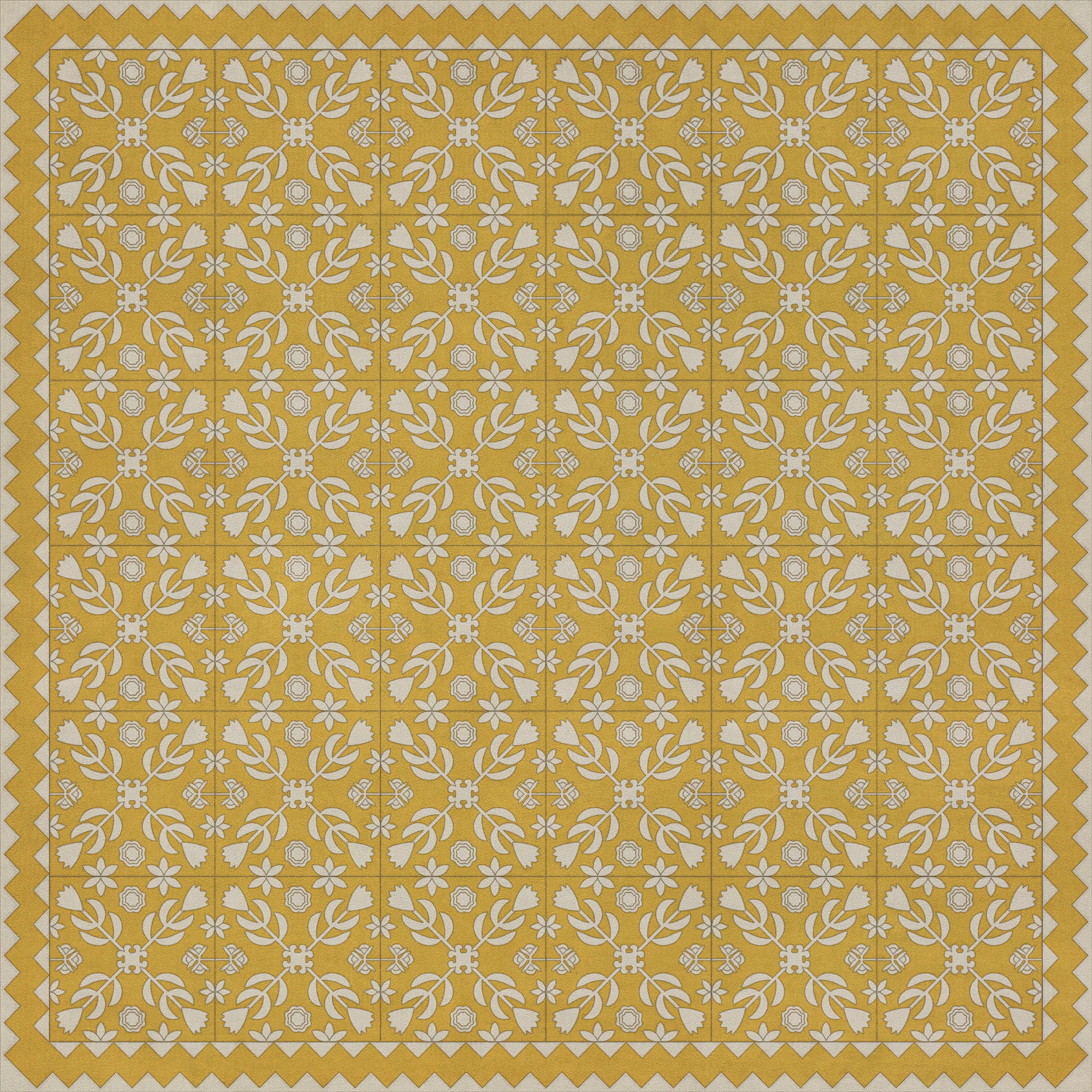 Folk Art Museum - Floral Quilt - Autumn Moonlight