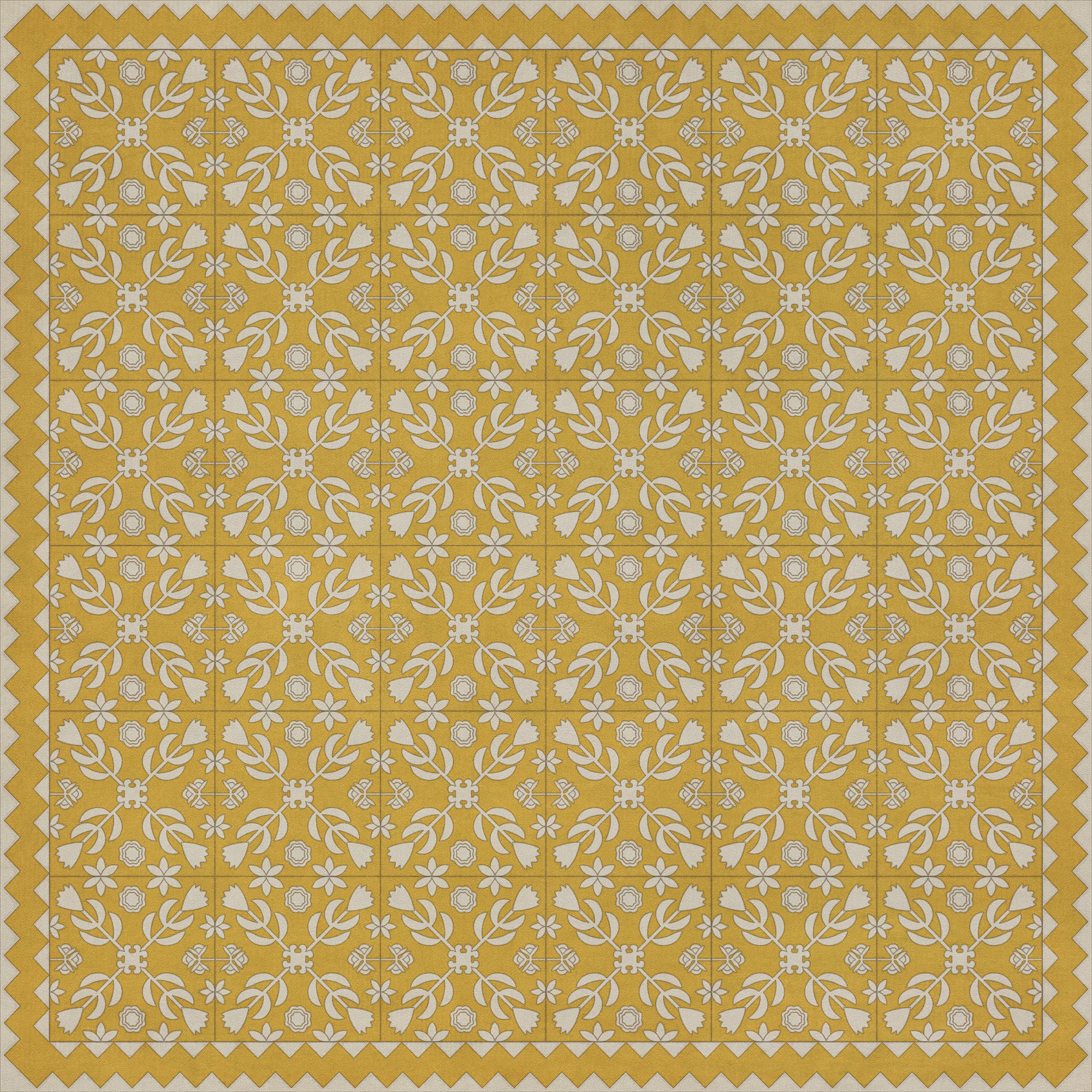 Folk Art Museum - Floral Quilt - Autumn Moonlight