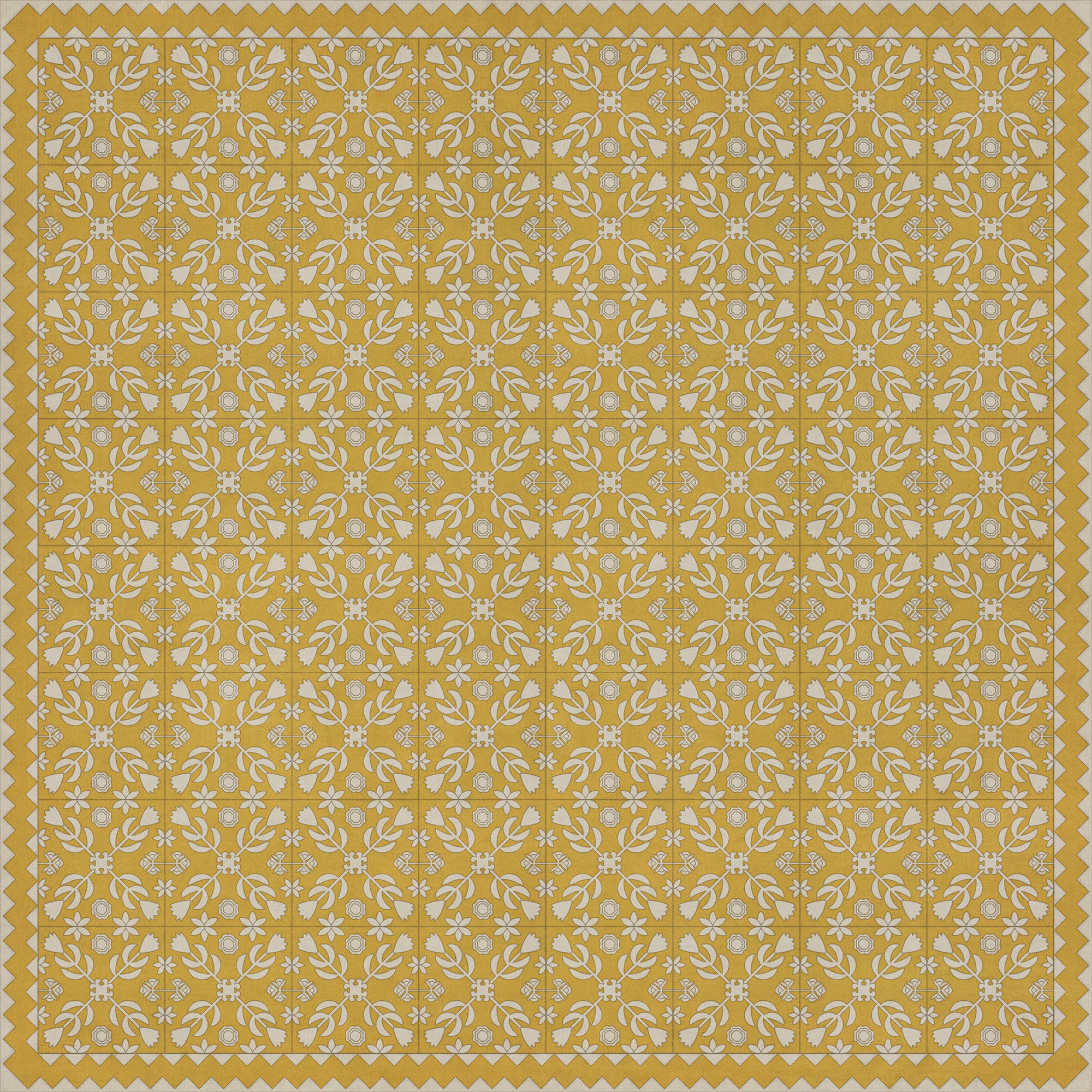 Folk Art Museum - Floral Quilt - Autumn Moonlight