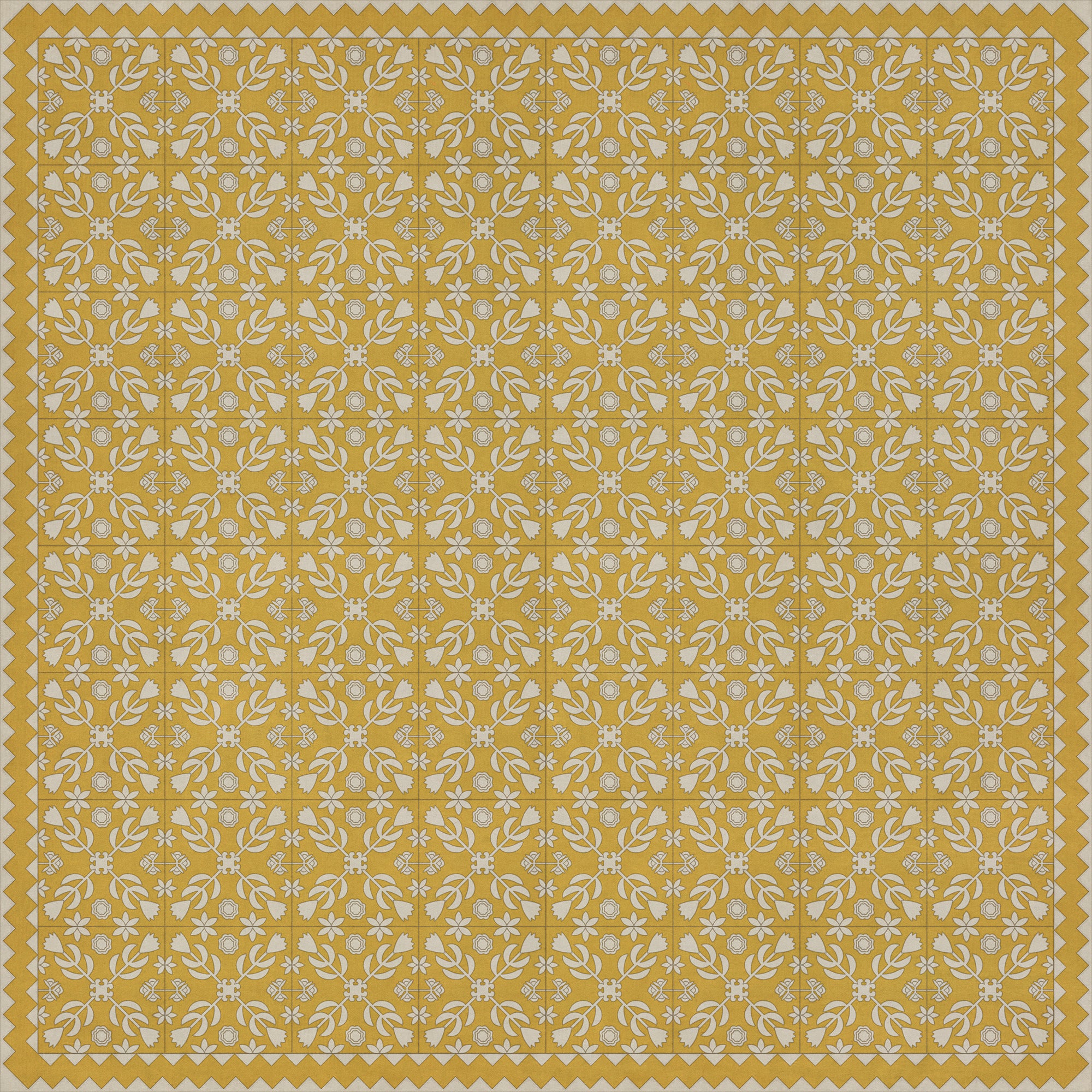 Folk Art Museum - Floral Quilt - Autumn Moonlight
