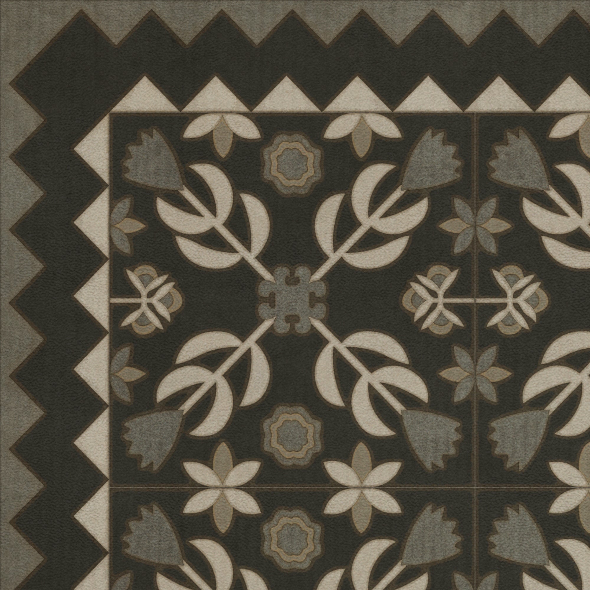 Folk Art Museum - Floral Quilt - Awake At Night
