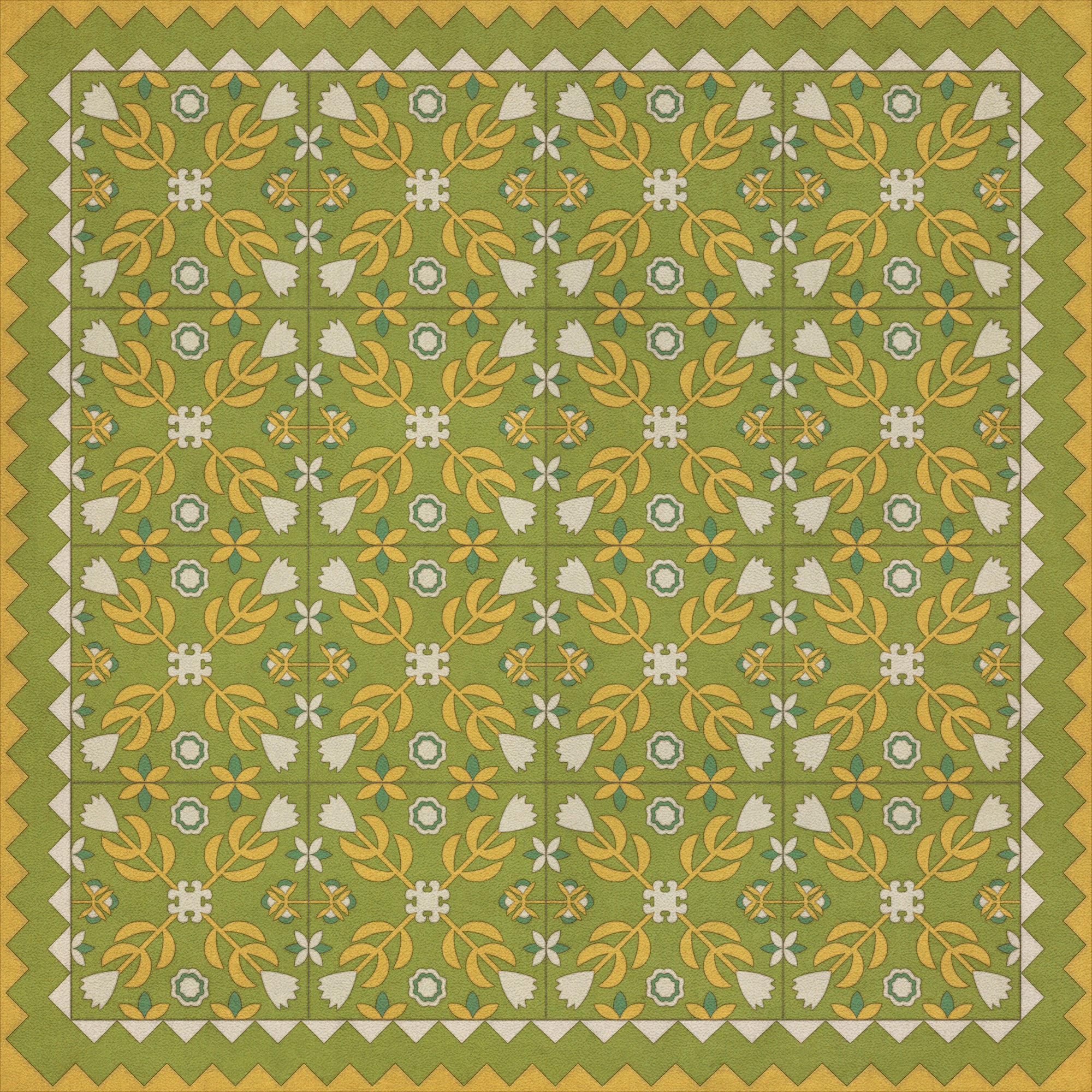 Folk Art Museum - Floral Quilt - First Day Of Spring