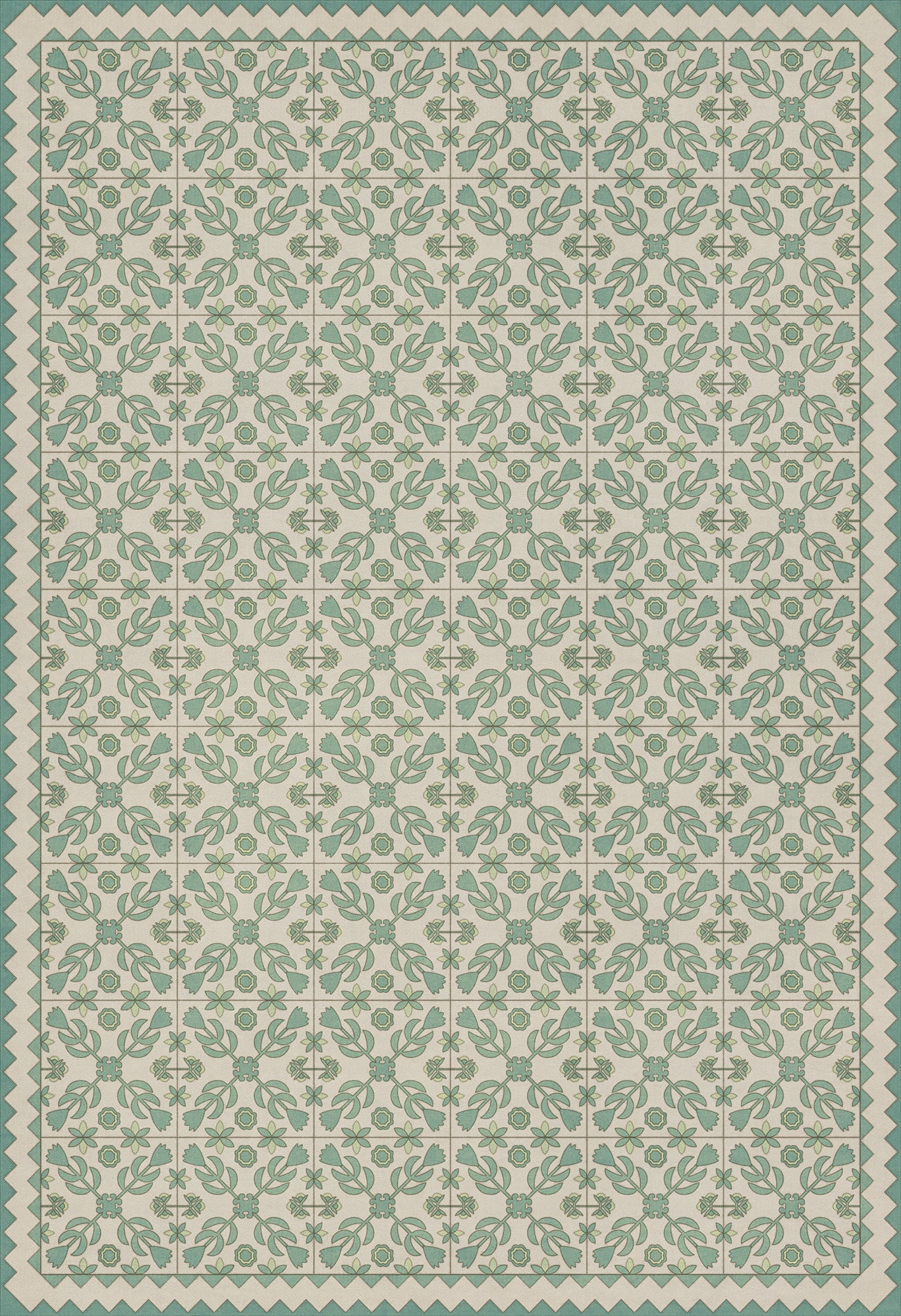 Folk Art Museum - Floral Quilt - First Snow