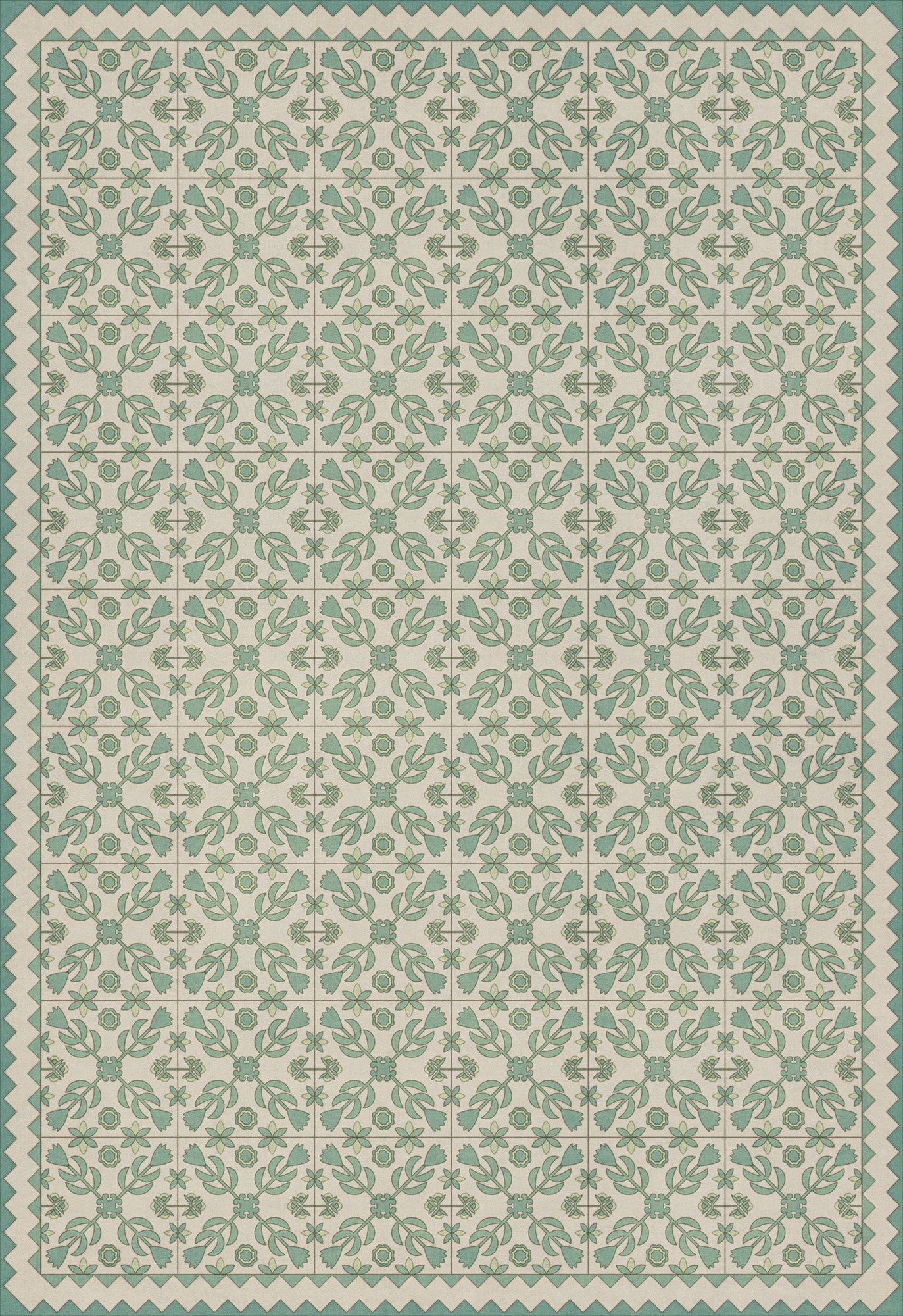 Folk Art Museum - Floral Quilt - First Snow