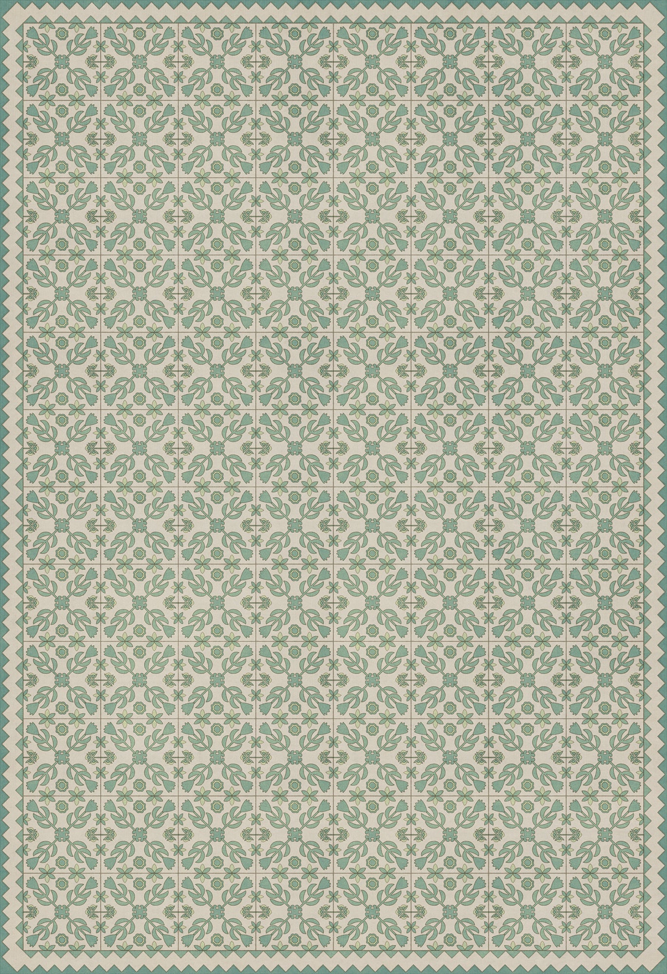 Folk Art Museum - Floral Quilt - First Snow