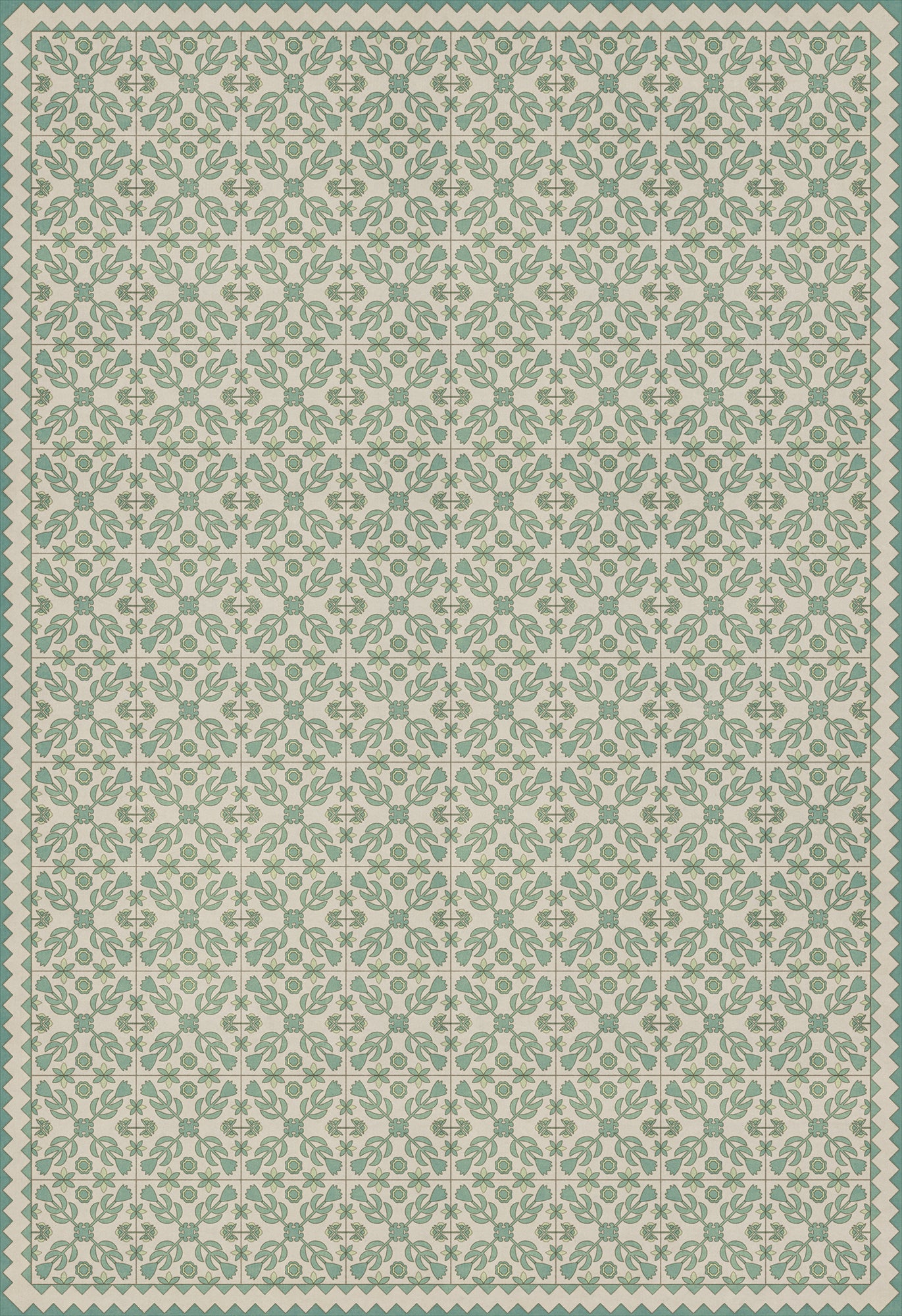 Folk Art Museum - Floral Quilt - First Snow