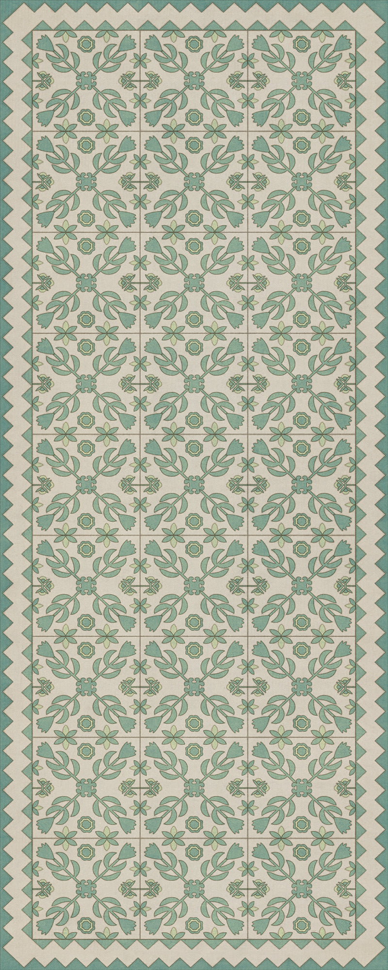 Folk Art Museum - Floral Quilt - First Snow