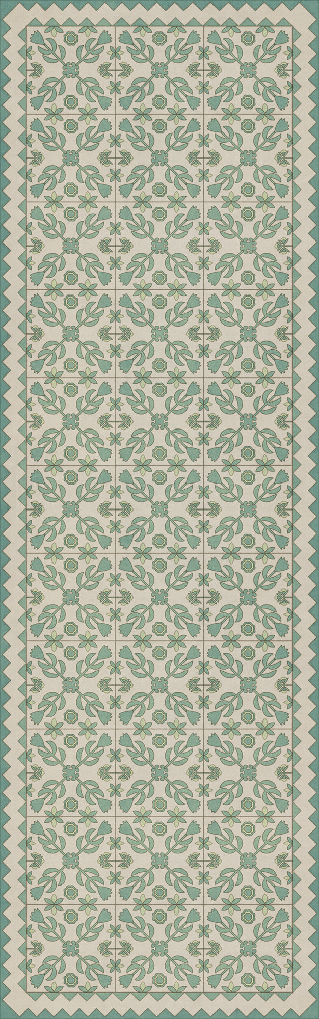 Folk Art Museum - Floral Quilt - First Snow